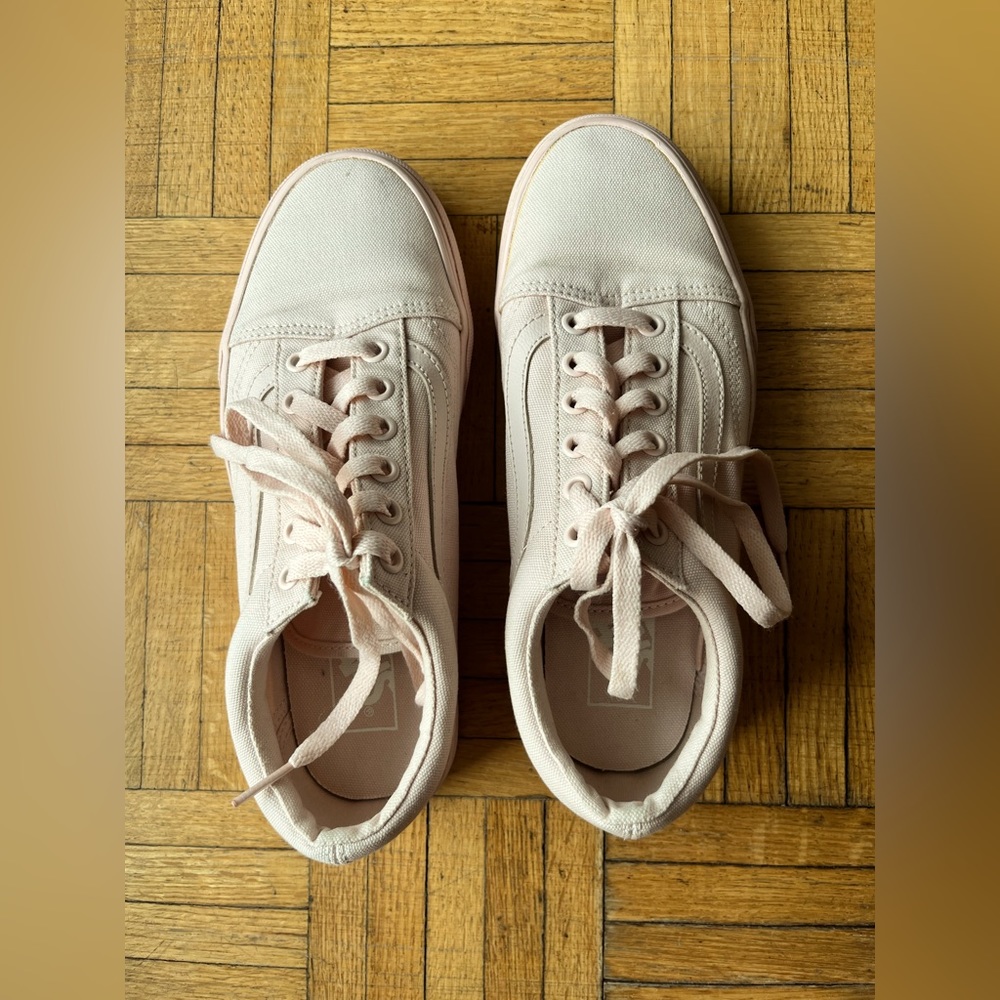 Vans Old Skool Mono Canvas Peach Blush Size 7.5
